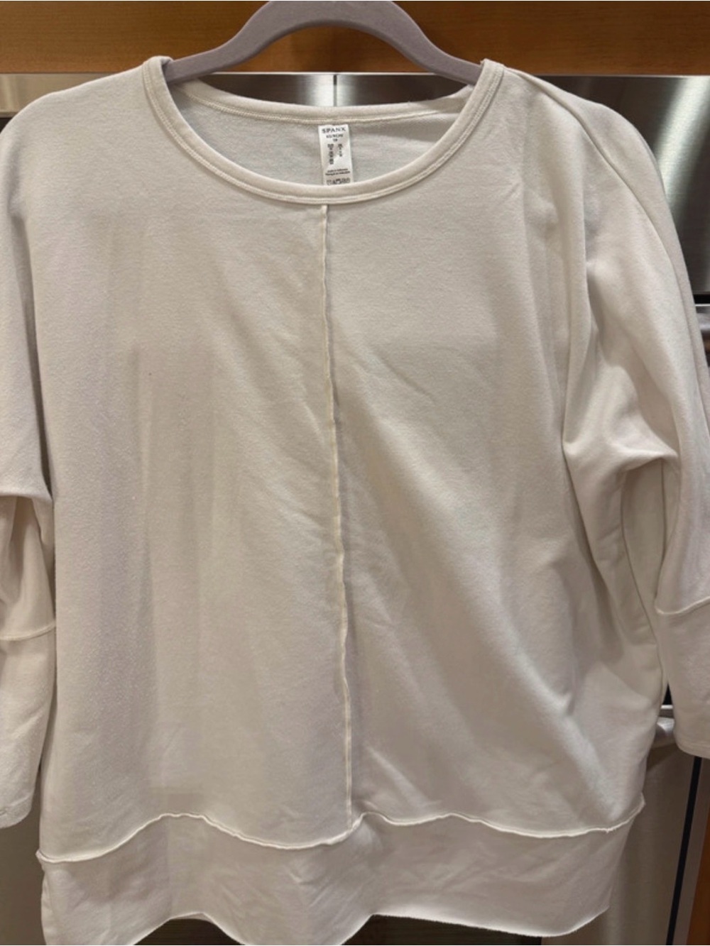 Spanx Dolman cream top